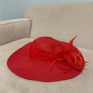August Hats Vibrant Red Women's Hat